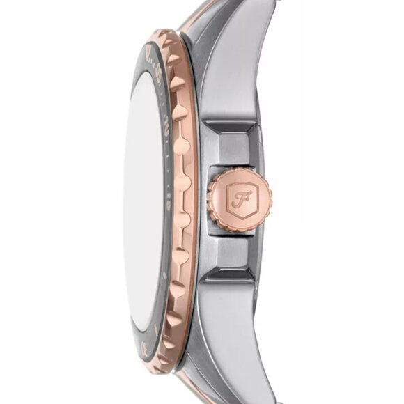 Women's Blue Dive Three-Hand Two-Tone Stainless Steel Watch 36mm - Picture 3 of 7